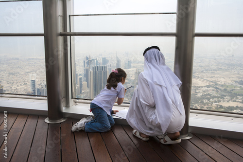 Obraz na płótnie Aussicht vom Burj al Arab