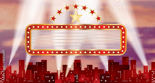 red sky city billboard