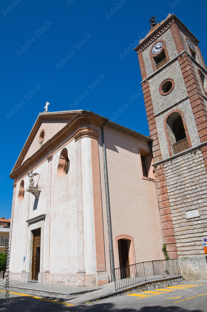 Fototapeta premium Church of St. Michele Arcangelo. Trecchina. Basilicata. Italy.