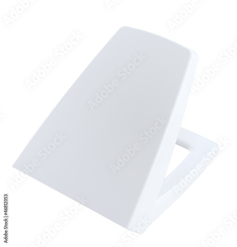 Toilet bowl cover the toilet kit accessories in white color