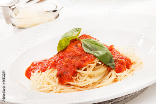 Pasta with sauce