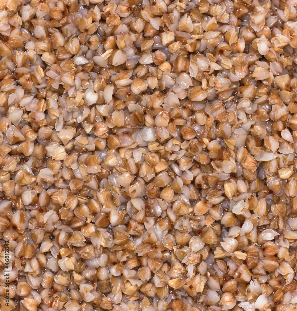 Buckwheat ready to eat. Background Buckwheat ready to eat. Background