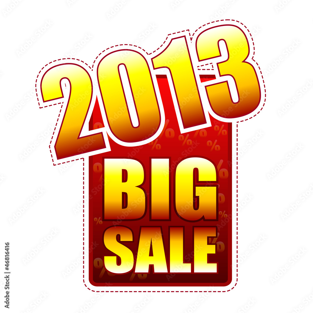 big sale year 2013 label