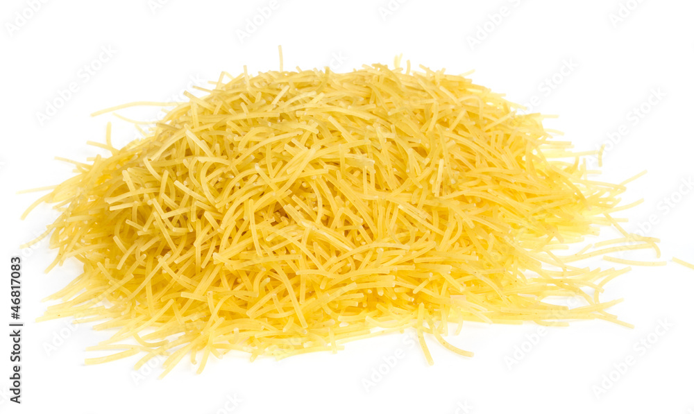 italian pasta (macaroni) isolated on white background italian pasta (macaroni) isolated on white background
