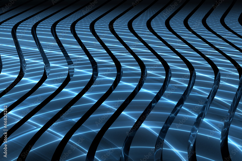Fototapeta premium Abstract wavy background