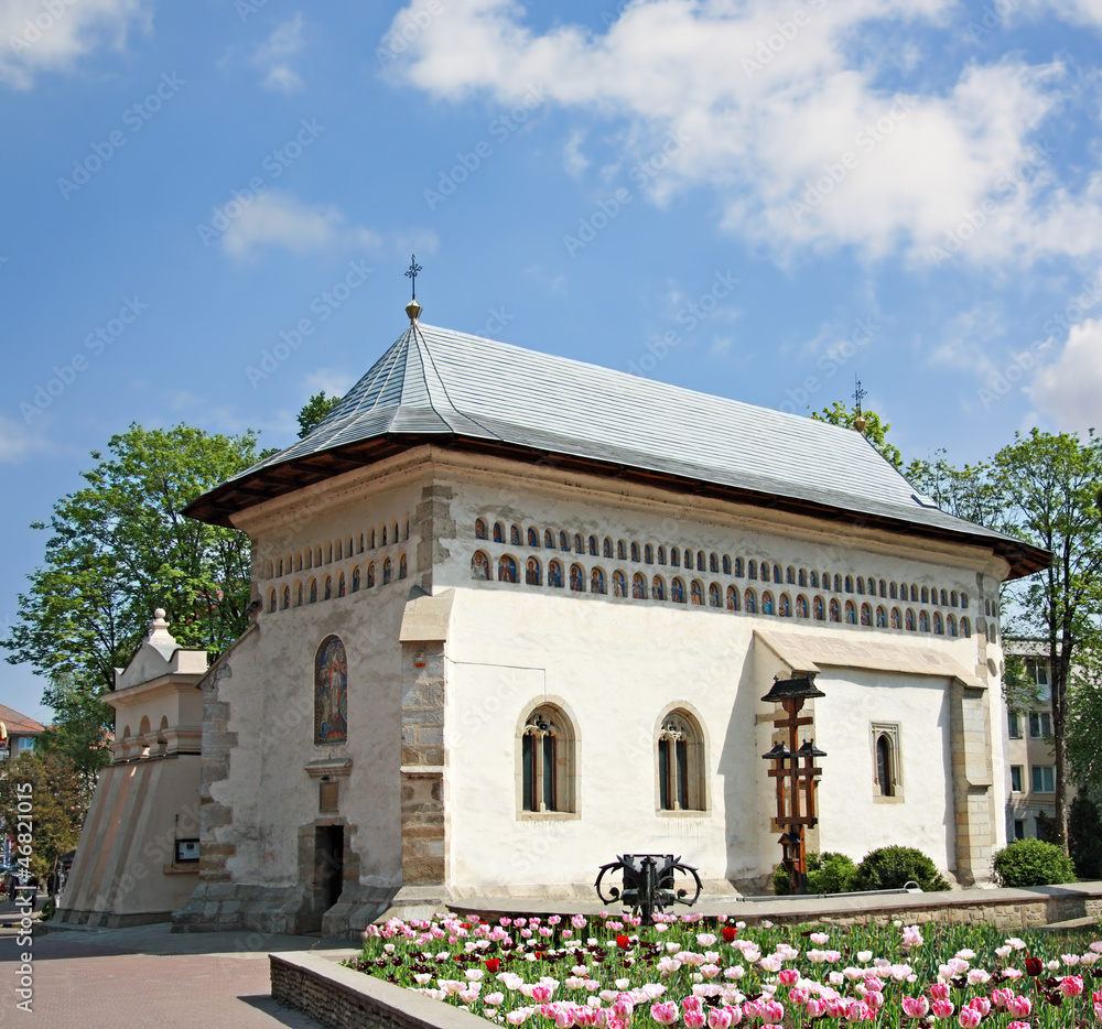Fototapeta premium Church of the Holy Resurrection, Suceava, romania