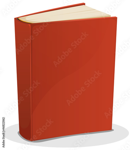 Red Book Isolated On White