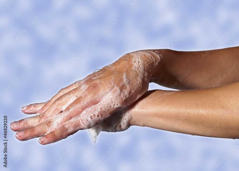 Fototapeta premium Care for sensuality woman hands