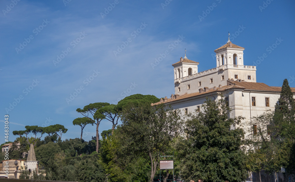 Roma, villa Medici, veduta