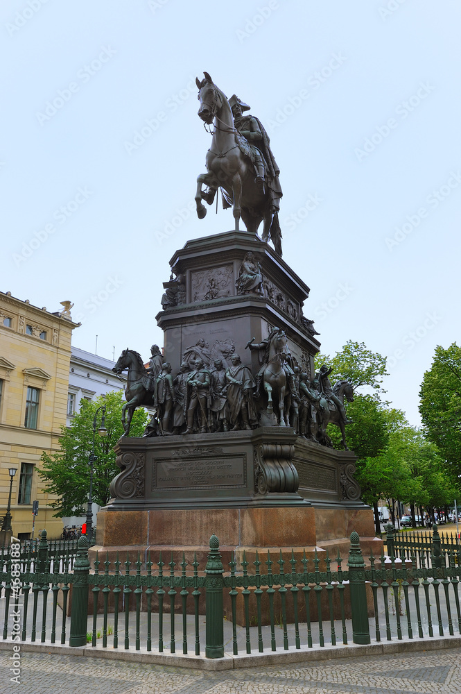 Fototapeta premium Denkmal Friedrich der Grosse