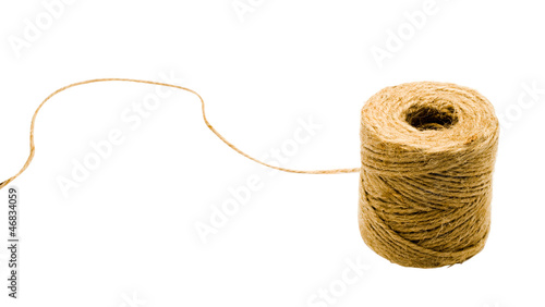 Brown spool of twine