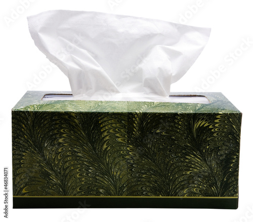 Εκτύπωση καμβά Tissue paper in box