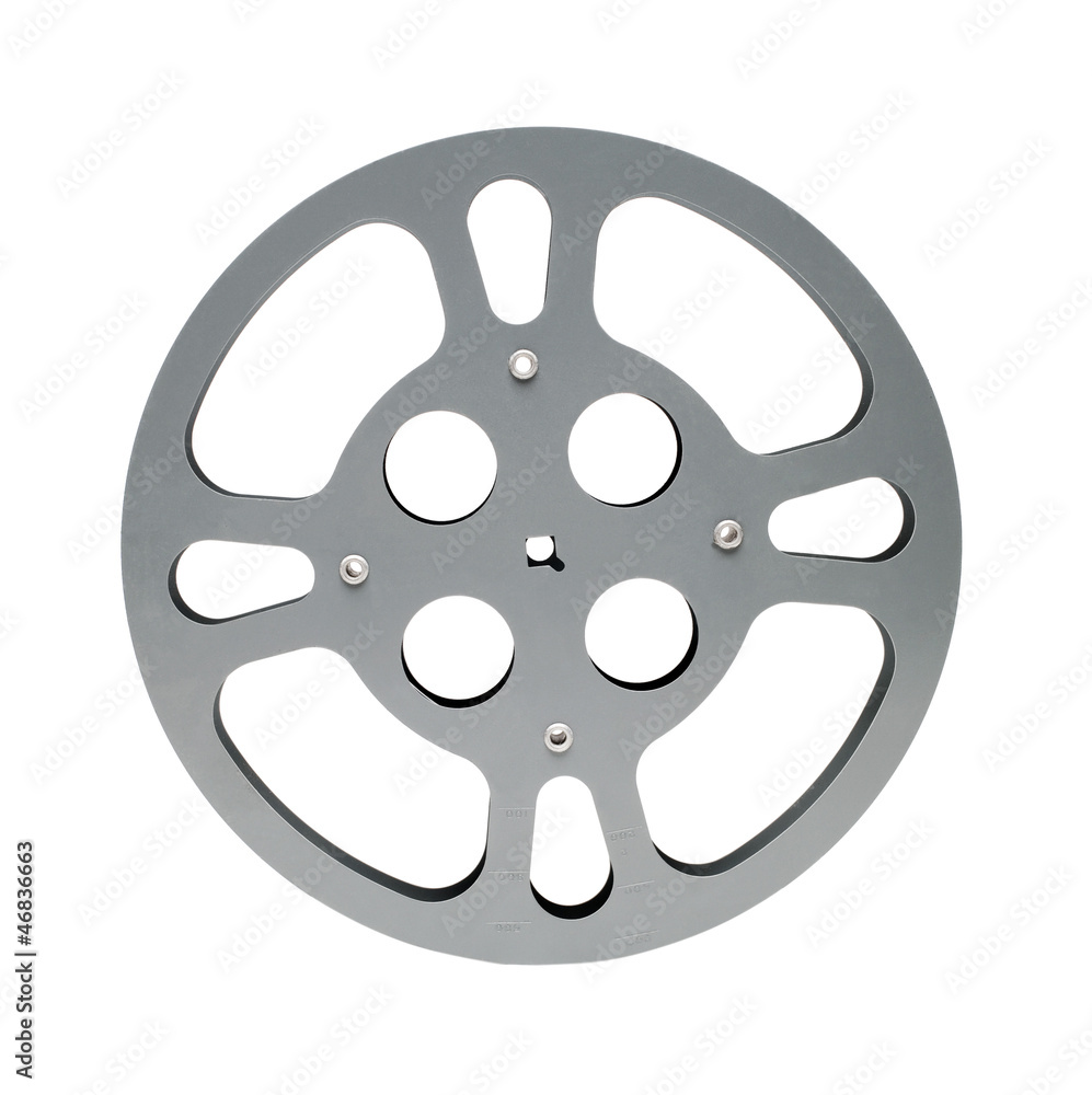 Fototapeta premium Gray film reel gear
