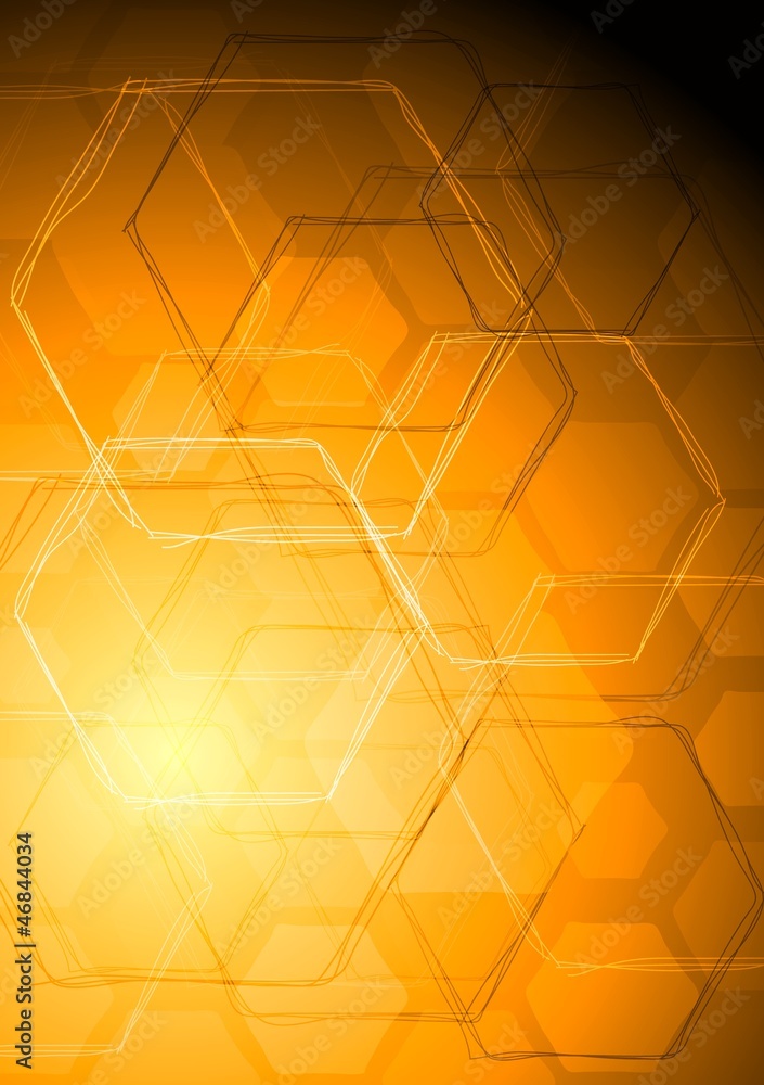 Bright abstract tech drawing Bright abstract tech drawing