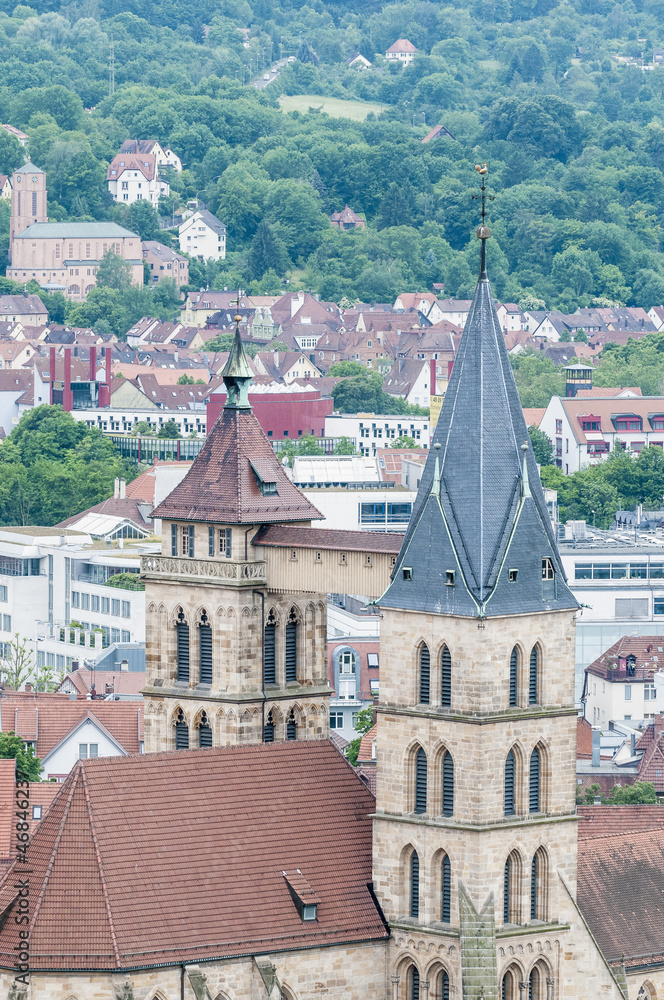 Fototapeta premium Church of Saint Dionysius in Esslingen am Neckar, Germany