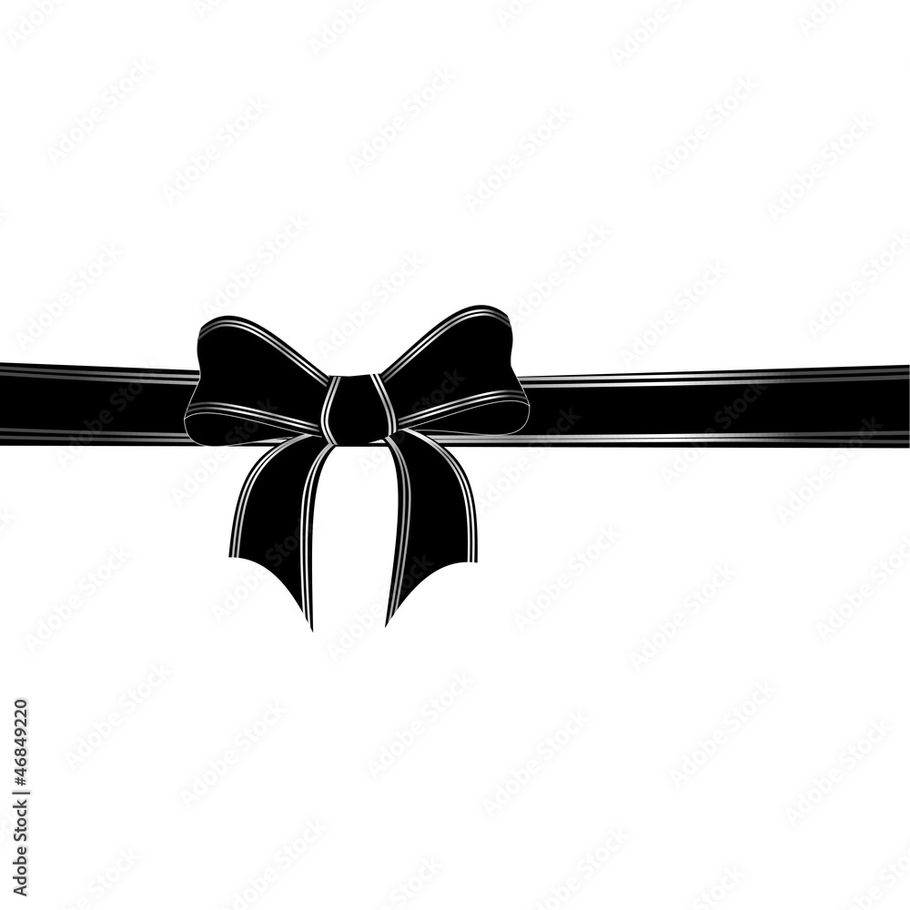 Schleife in schwarz Adobe Stock