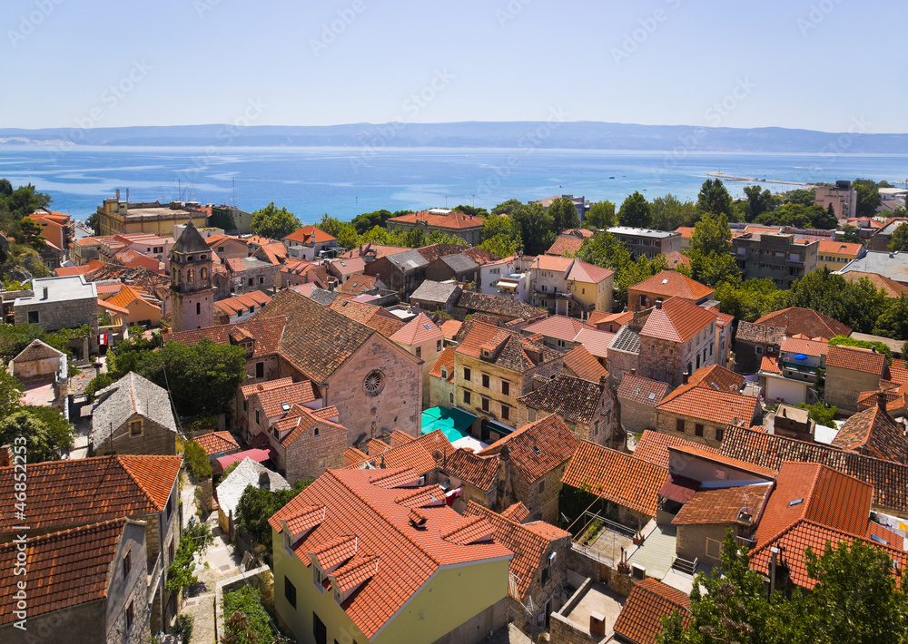 Town Omis in Croatia