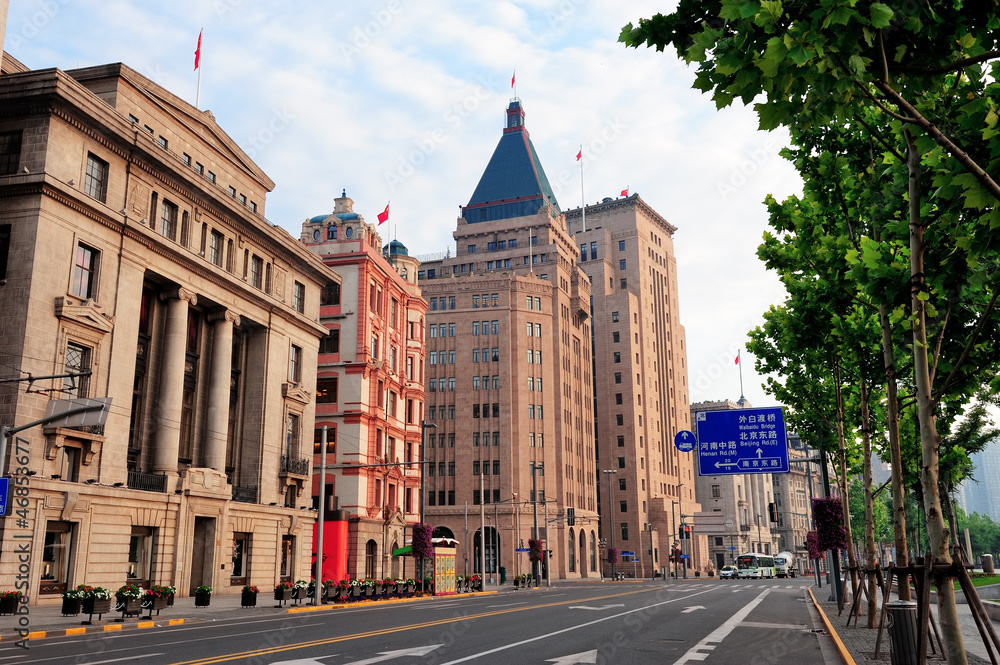 Obraz premium Shanghai historic architecture