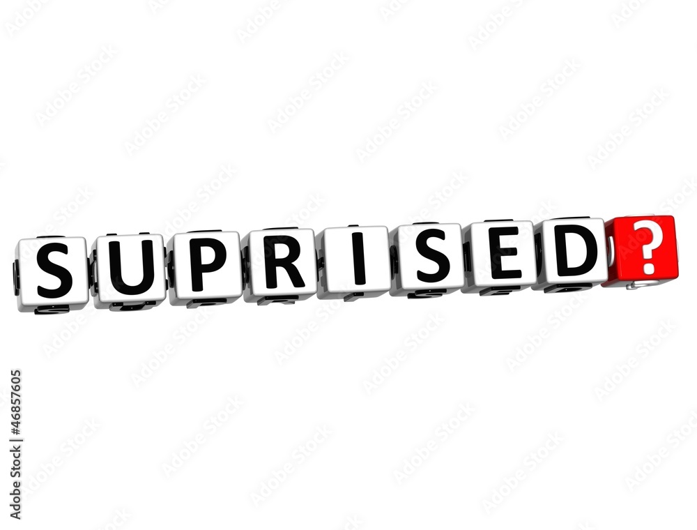 3D Suprised Button Click Here Block Text 3D Suprised Button Click Here Block Text