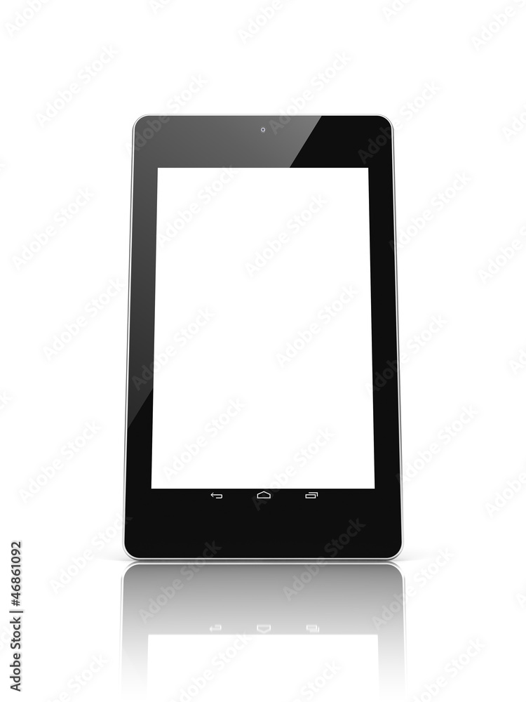 Black tablet computer Black tablet computer
