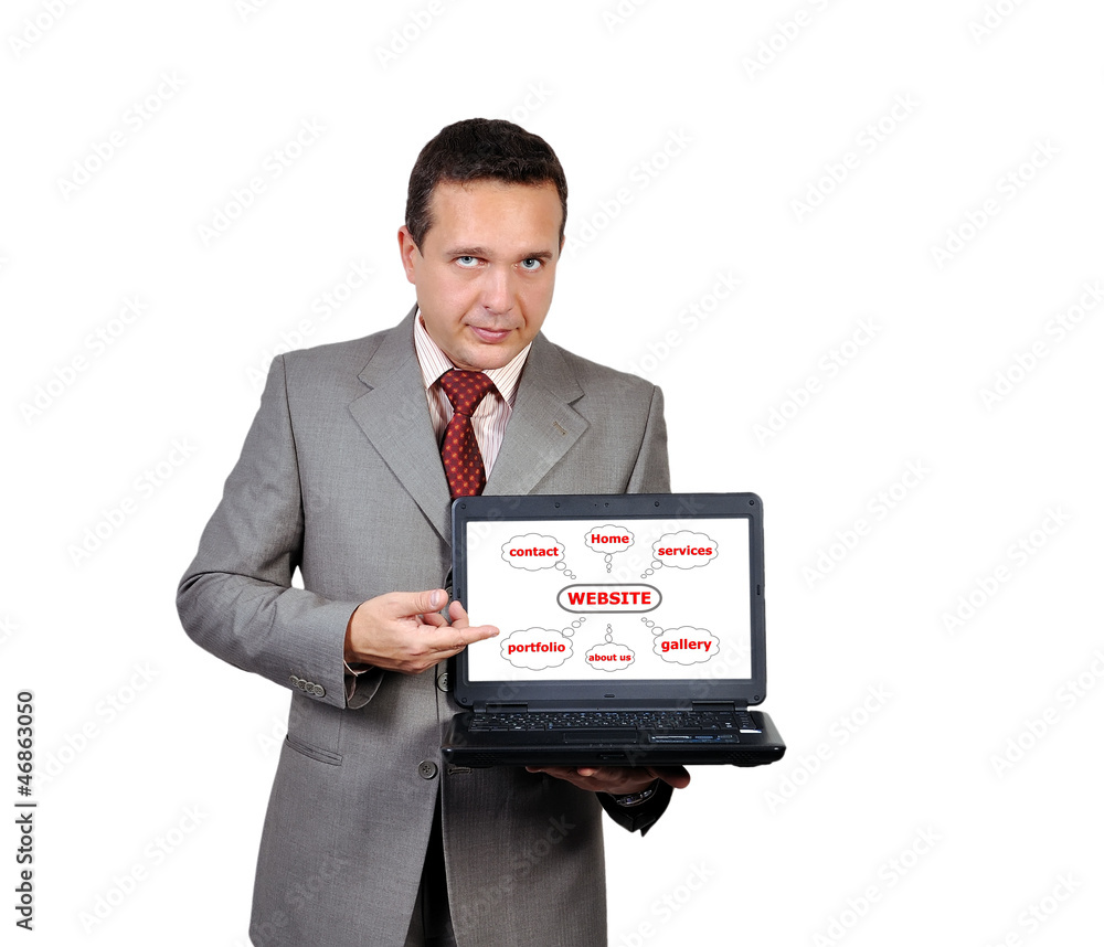 businessman with laptop businessman with laptop
