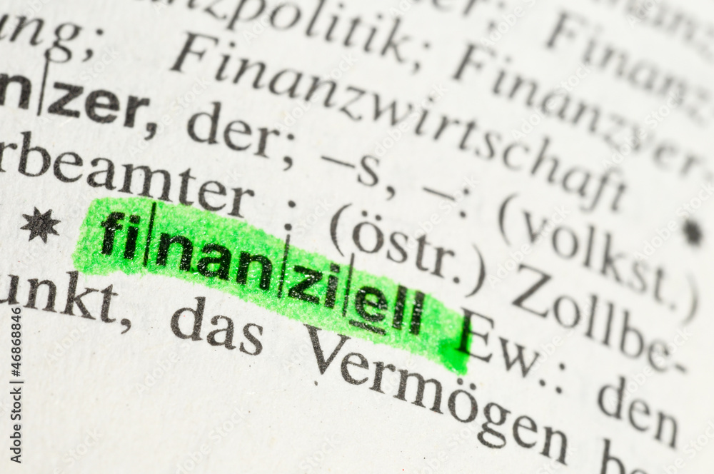 Fototapeta premium finanziell