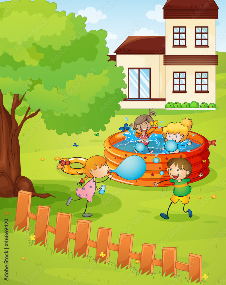 a house and kids a house and kids