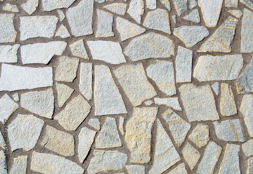 Steinplatten-Wand