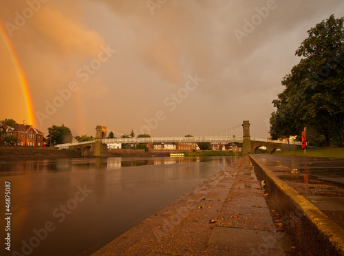 Wilford suspension bridge , Nottingham photo