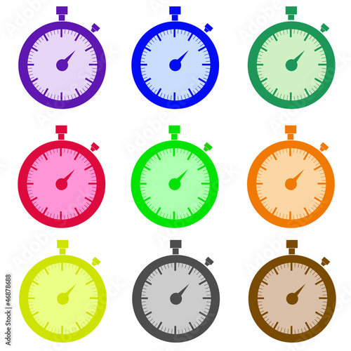Chronomètres couleur