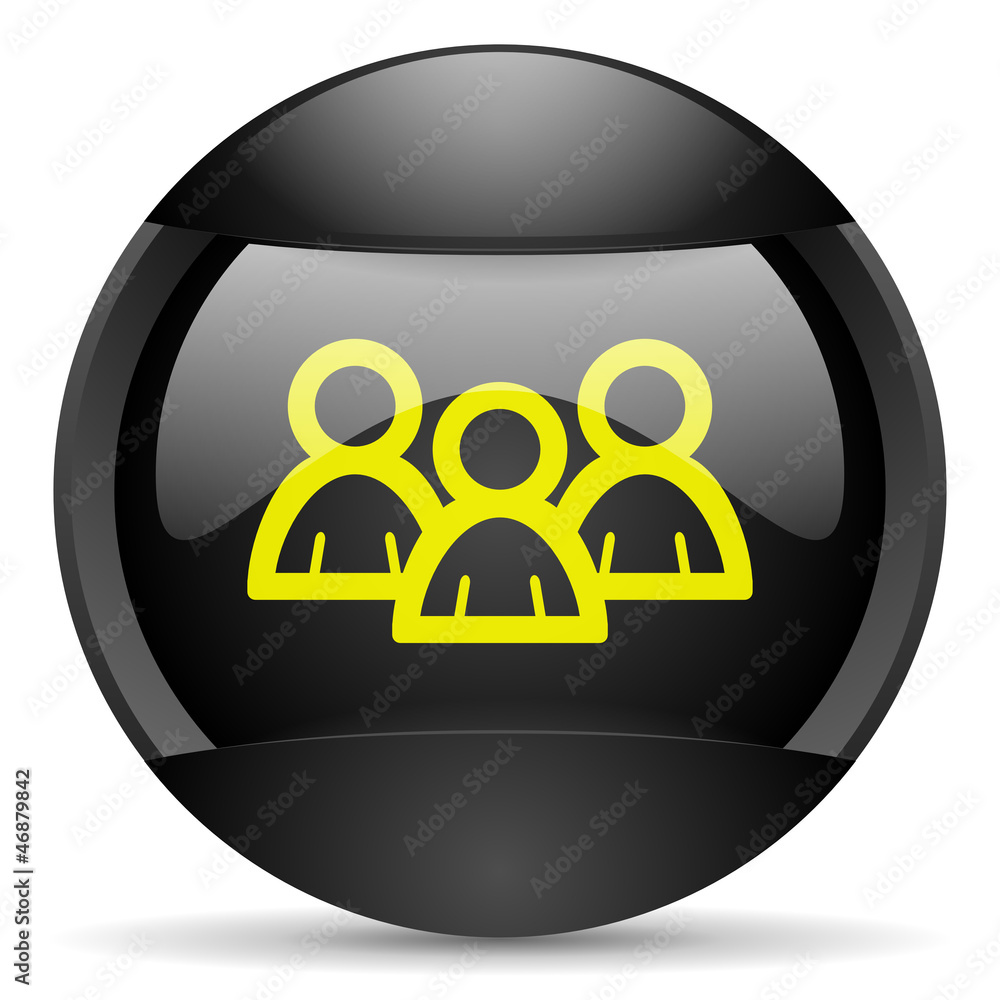 forum round black web icon on white background forum round black web icon on white background