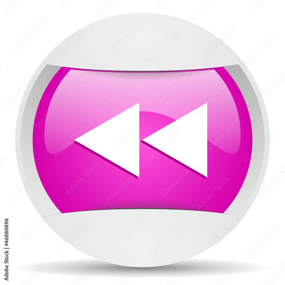 scroll round violet web icon on white background scroll round violet web icon on white background