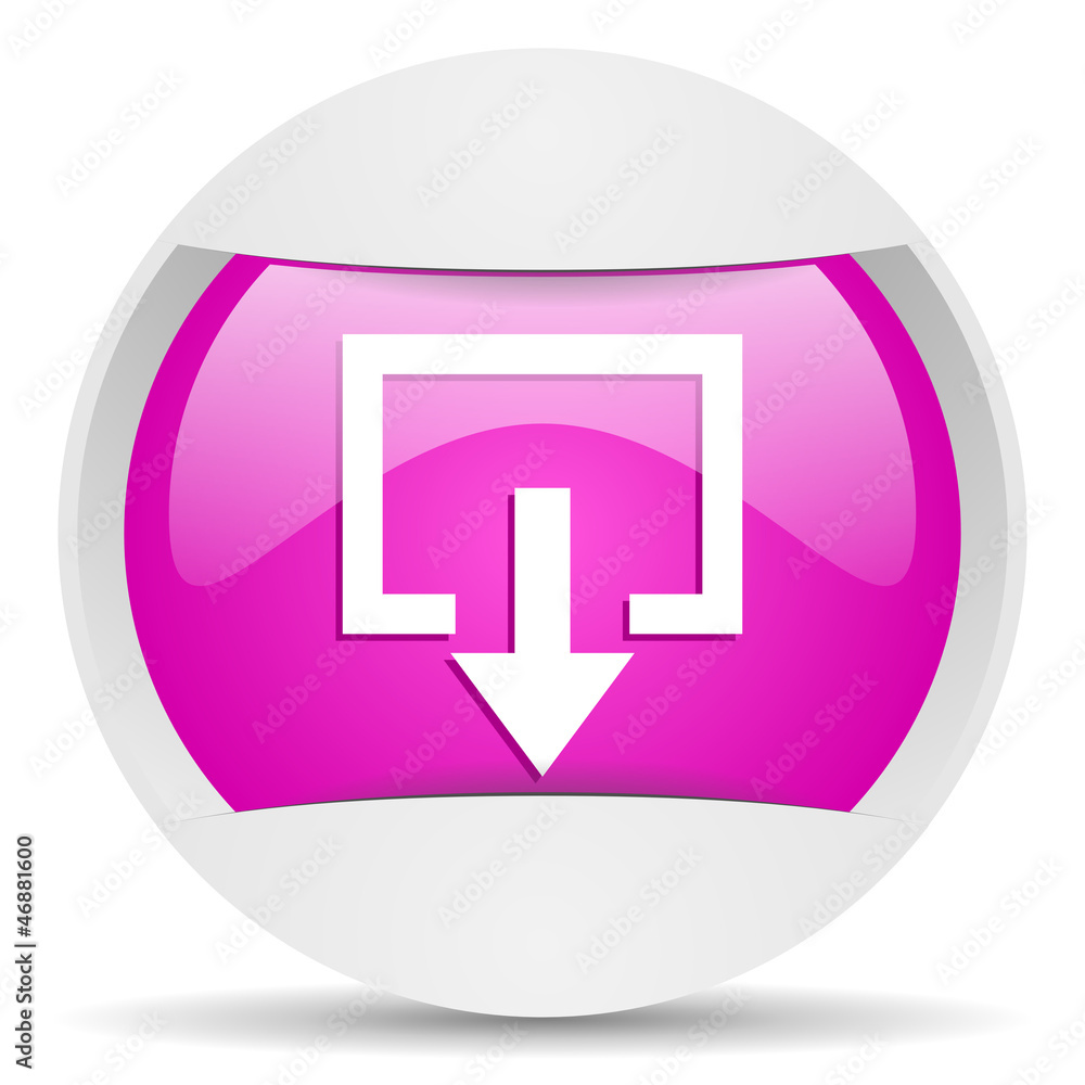 exit round violet web icon on white background exit round violet web icon on white background