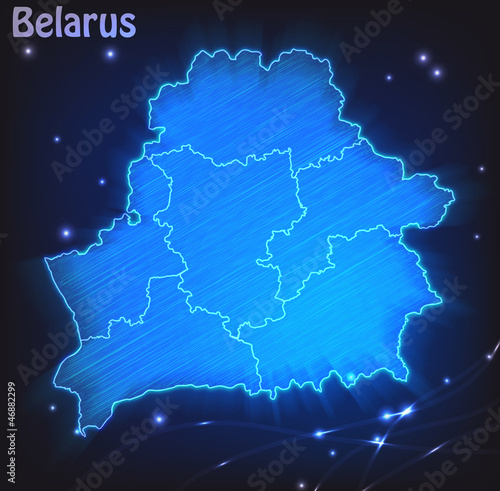 Karte von Belarus