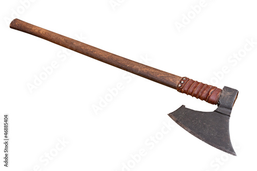 medieval battle axe photo