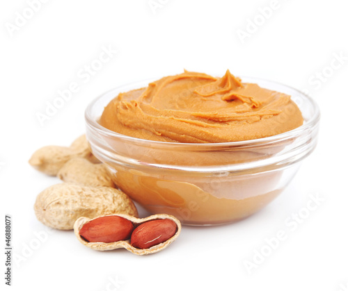 Creamy peanut butter with nuts