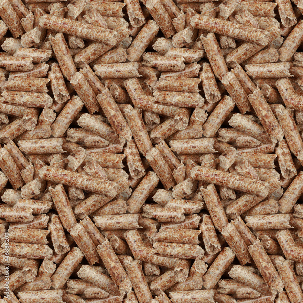 Wooden Pellets Seamless Background Wooden Pellets Seamless Background