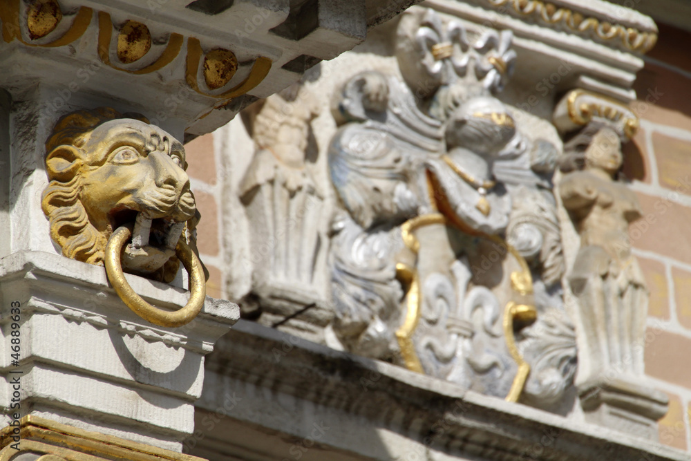 Leisthaus in Hameln (Detail)