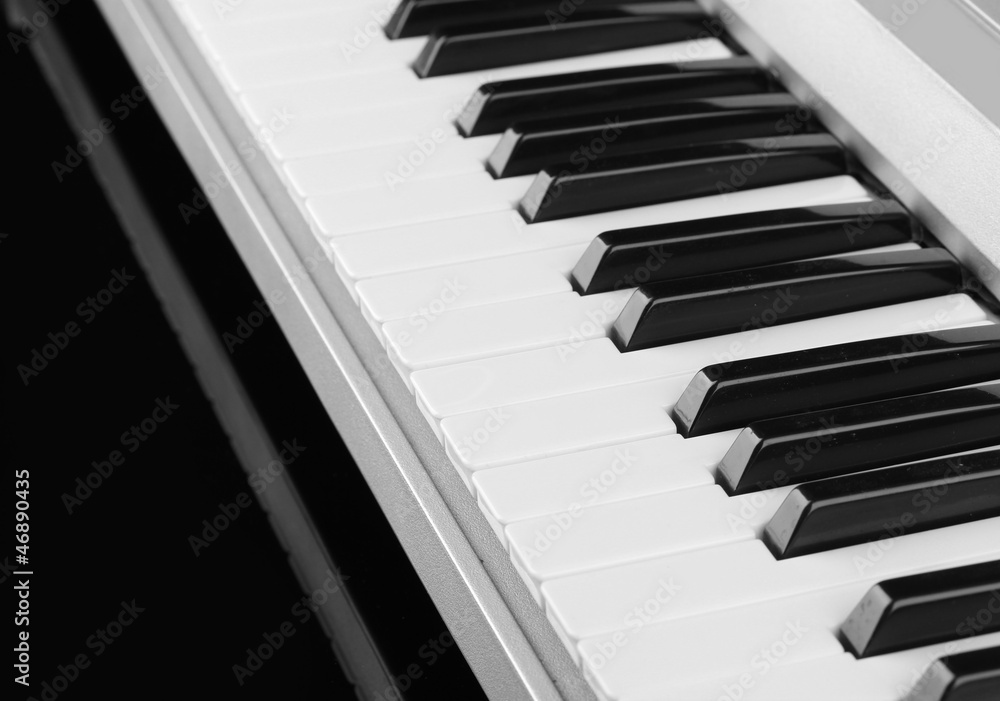 background of piano keyboard, close up background of piano keyboard, close up