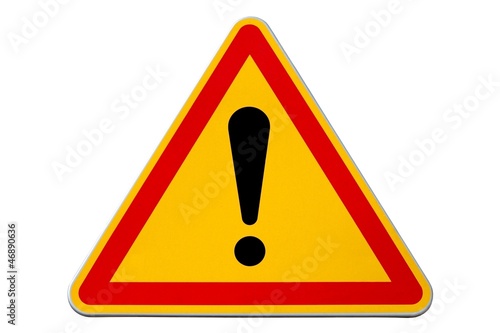 Panneau de danger provisoire