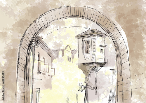 Renaissance old town houses.