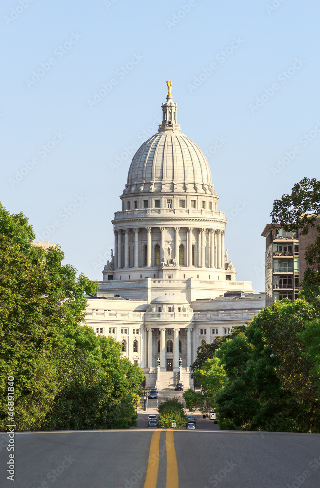 Obraz premium State Capitol of Wisconsin in Madison