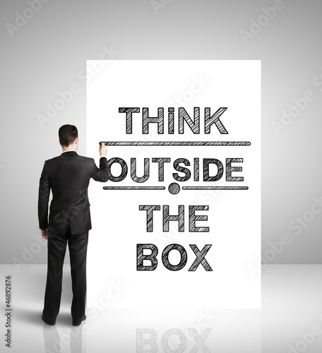 drawing  think outside the box