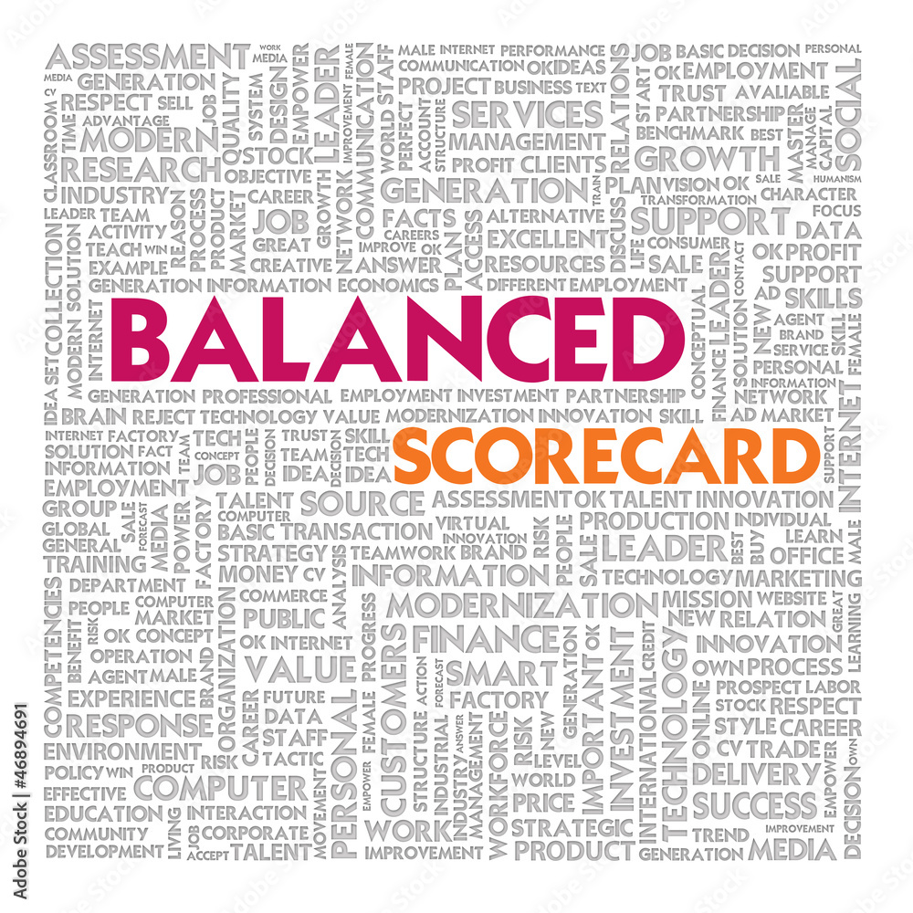 Business word cloud for business and finance concept, Balanced S Business word cloud for business and finance concept, Balanced S
