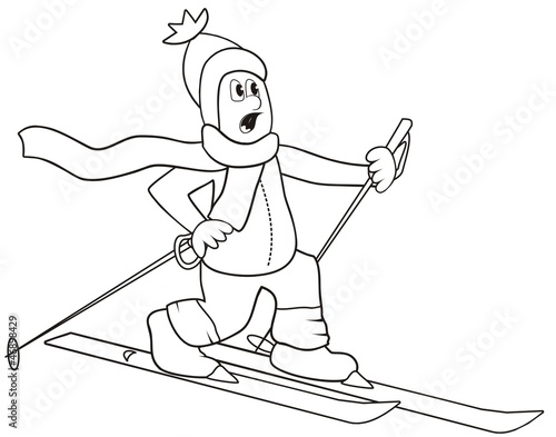 cross-country - coloring book