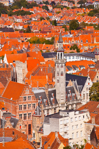 Aerial View of Bruges