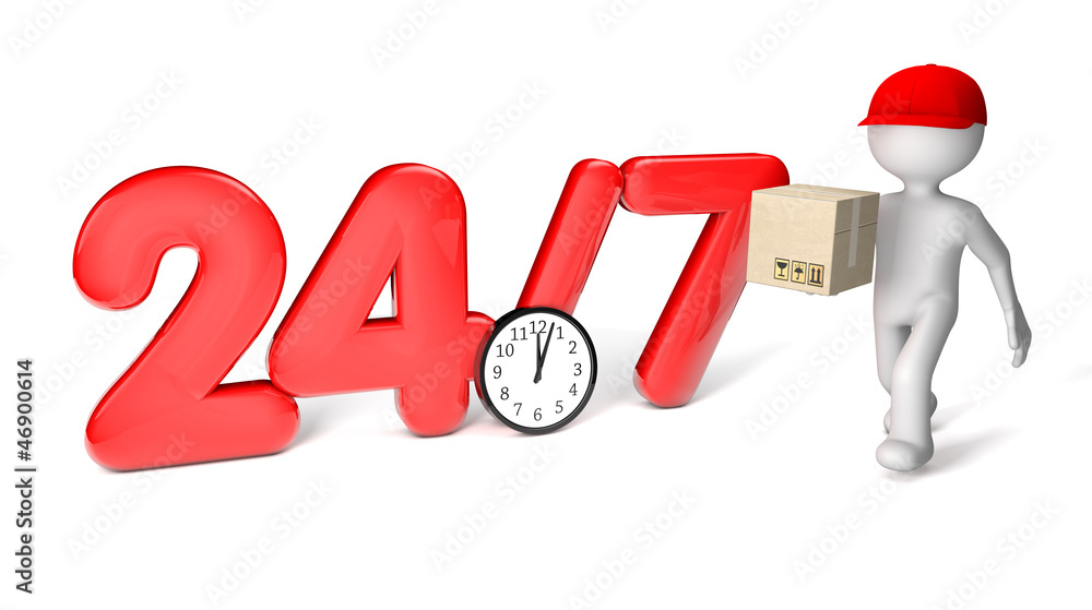 24/7 delivery