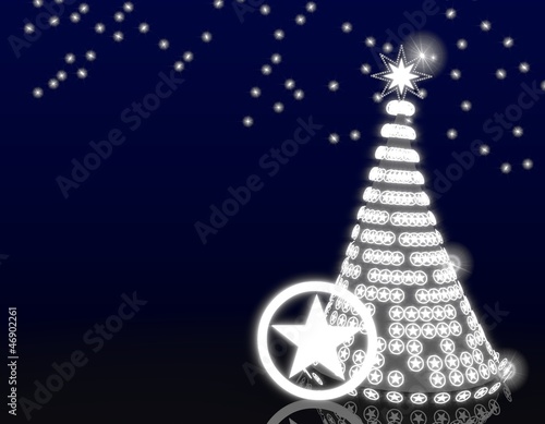 star christmas tree photo