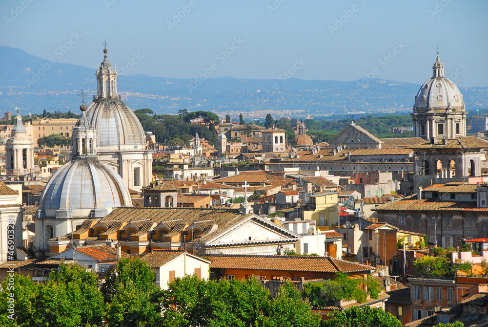 toits et clochers de Rome