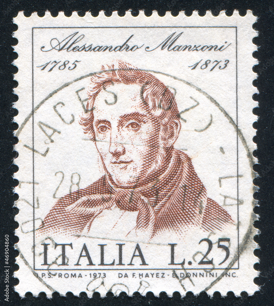 Alessandro Manzoni Stock Photo | Adobe Stock